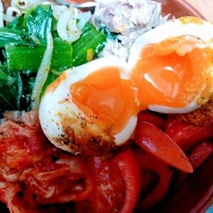 さば水煮缶の簡単ビビンバ丼